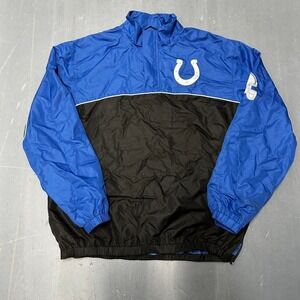 Y2K Indianapolis Colts quarter zip windbreaker jacket